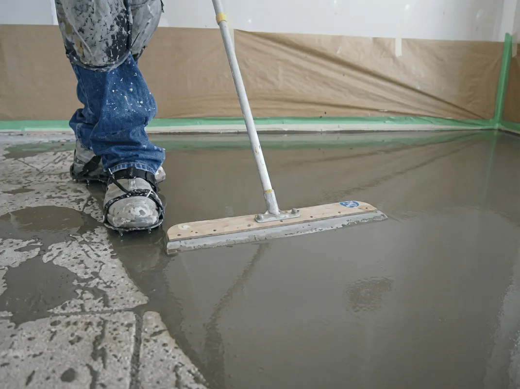 Uneven floor being professionally repaired in Eugene, OR